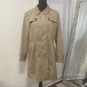 🛑S O L D🛑 ZARA BASIC TRENCH COAT WATERPROOF LARGE